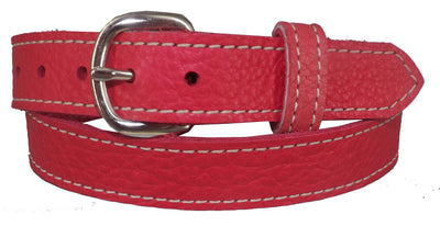 Ladies BeltLADIES PINK BULLHIDE LEATHER STITCHED BELT - Choice of Stitching - Handmade in USAbeltbeltsSaving Shepherd