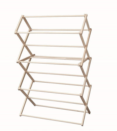 Drying RackLARGE AMISH FOLDING DRYING RACK - 40W x 60H x 19½D Maple Clothes LaundryAmishclothesSaving Shepherd