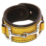 Handtooled LeatherWIDE LEATHER HORSE BIT BRACELET with Nickel Equestrian Snaffle in 12 ColorsAmerican MadeAmishSaving Shepherd