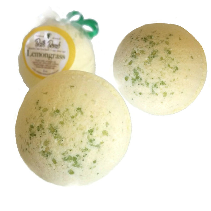 LemonGrass BATH BOMB 3 Pack ~ Natural Handmade Luxurious Spa Experience