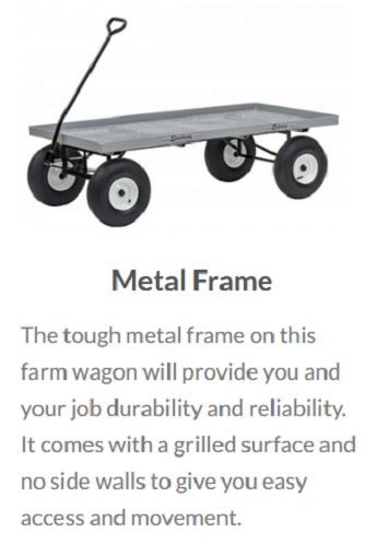 Wheelbarrows, Carts & WagonsMETAL GARDEN LANDSCAPE CART - Powder Coated in 2 SizescartcartsSaving Shepherd