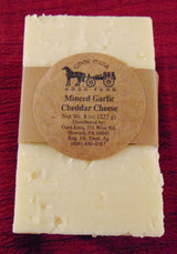 CheeseMINCED GARLIC CHEDDAR CHEESE - All Natural Cheddar with Field Raised GarliccheesedelicacySaving Shepherd