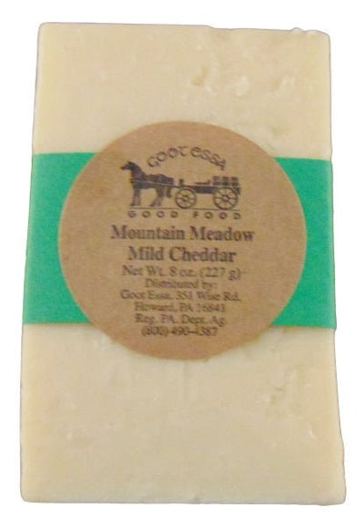 CheeseMOUNTAIN MEADOW MILD CHEDDAR CHEESE - Cave Aged Semi-Hard White CheddarcheesedelicacySaving Shepherd