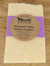 CheeseMOUNTAIN VALLEY SHARP CHEDDAR CHEESE - Artisan Cave Aged for 3 YearscheesedelicacySaving Shepherd