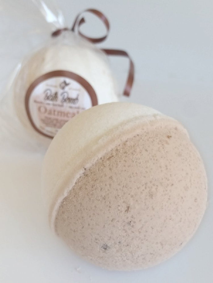 Bath Bombs & SoaksOatmeal BATH BOMB ~ All Natural Handmade for Dry & Itchy SkinACEbathSaving Shepherd