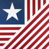 OLD GLORY BARN QUILT - Amish Hand Painted Americana USA