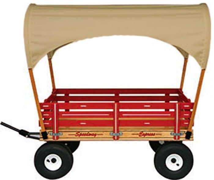 Amish Sun Shade covered Wagon Made in USA Red Pink Green Blue