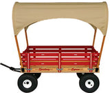 "SUN TOP" COVERED WAGON 40" with 6½ Wide Off Road Tires * 4 Colors * Amish Made in USA
