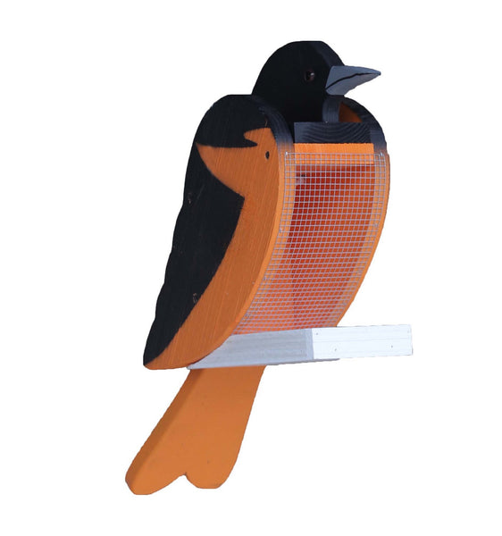 Bird FeederBALTIMORE ORIOLE BIRD FEEDER - Large Solid Wood Feeders Handmade in USAbirdbirdsSaving Shepherd