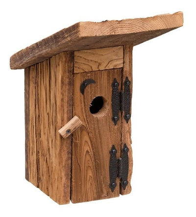 BirdhouseRUSTIC COUNTRY OUTHOUSE BIRDHOUSE - Amish Handmade Mushroom Wood Housebirdbird houseSaving Shepherd