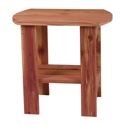 TablesOVAL SIDE TABLE - Amish Red Cedar Outdoor Patio FurniturechairchairsSaving Shepherd