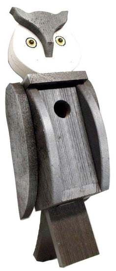 BirdhouseOWL BIRDHOUSE - Large Amish Handmade Bird Housebirdbird houseSaving Shepherd