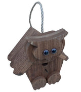 BirdhouseRUSTIC OWL BIRDHOUSE - Amish Handmade Mushroom Wood Housebirdbird houseSaving Shepherd