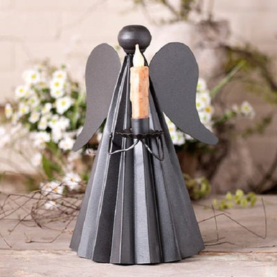 Candle Holders & AccessoriesANGEL CANDLESTICK HOLDER - Table Centerpiece Dinner Candle StandangelangelsSaving Shepherd