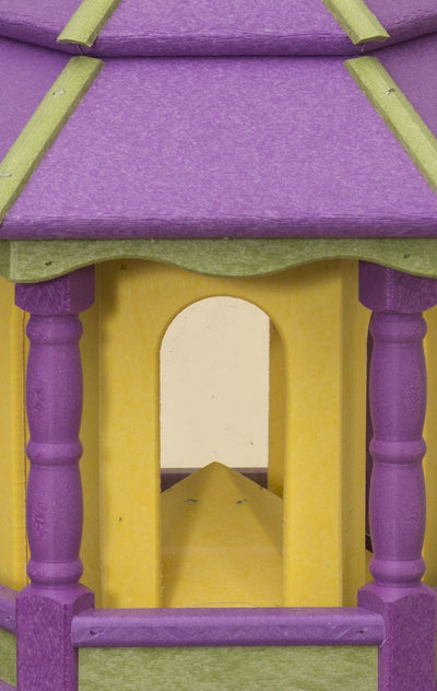 Bird FeederHUGE BIRD FEEDER ~ Amish Handmade Hexagon Recycled Poly - 10 Color Combosbirdbird feederSaving Shepherd