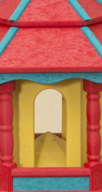 Bird FeederHUGE BIRD FEEDER ~ Amish Handmade Hexagon Recycled Poly - 10 Color Combosbirdbird feederSaving Shepherd