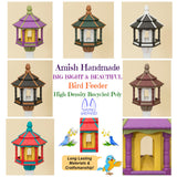 Bird FeederBIRD FEEDER ~ Amish Handmade Hexagon Recycled Poly - 10 Color Combosbirdbird feederSaving Shepherd