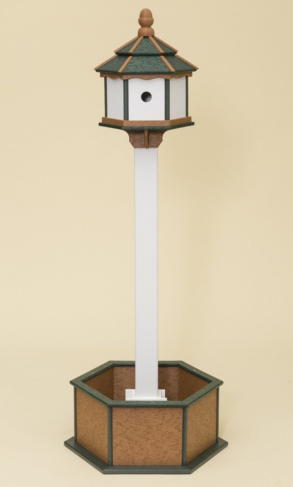 Garden Planter BirdhouseGARDEN PLANTER & 3 ROOM GAZEBO BIRDHOUSE ~ Amish Handmade Poly in 4 ColorsbirdbirdhouseSaving Shepherd