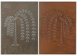 Punched Tin Panels4 Punched Tin Panels ~ Handcrafted Vertical Primitive WILLOW TREE Design in 4 Finishespunched tinpunched tin panelsSaving Shepherd