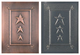 Punched Tin Panels4 Punched Tin Panels ~ Handcrafted Vertical COUNTRY STAR Design in 2 Classic Finishespunched tinpunched tin panelsSaving Shepherd