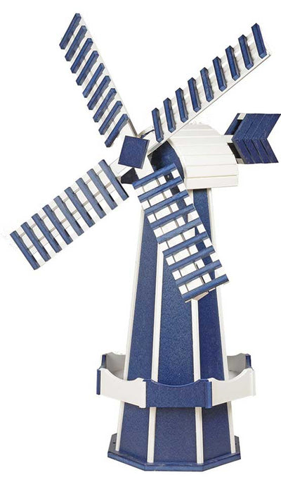 Windmill60" POLY WINDMILL - Working Dutch Garden Weather Vane in 22 Colors Amish USAAmishweather vaneSaving Shepherd