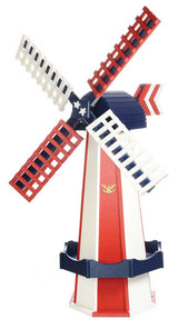 Windmill41" POLY WINDMILL - Working Dutch Garden Weathervane in 22 Colors Amish USAAmishwind millSaving Shepherd