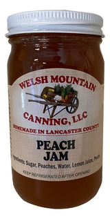 JamPEACH JAM - Amish Homemade Sweet Summer Fruit Spreaddipfarm marketSaving Shepherd