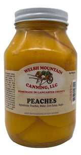 PeachesCANNED PEACHES - 16oz Pint & 32oz Quart Jars Homemade in Lancaster USAfarm marketfruitSaving Shepherd