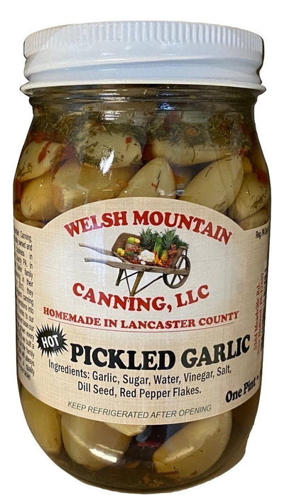 GarlicHOT PICKLED GARLIC - Delicious Nutritious Cloves with a Spicy Kickdelicacyfarm marketSaving Shepherd