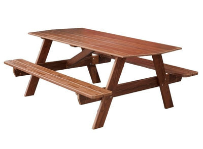 Table & Chairs6' PICNIC TABLE - Amish Solid Red Cedar Outdoor Furnitureoutdoor furniturepicnicpicnic tableSaving Shepherd