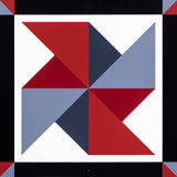 PINWHEEL BARN QUILT - Hand Painted "Twilight" Design