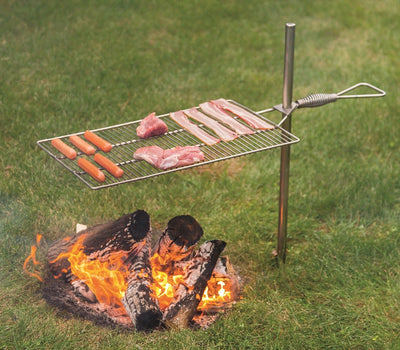 Campfire GrillCAMPFIRE GRILL SET - Adjustable Stainless Steel 24" x 14" Cooking SurfacecampfiregrillSaving Shepherd