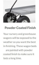 Wheelbarrows, Carts & WagonsMETAL GARDEN LANDSCAPE CART - Powder Coated in 2 SizescartcartsSaving Shepherd