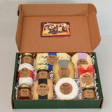 Food Gift BasketsPREMIUM SNACK BOX - 6 Artisanal Cheeses with 4 Condiments & CrackersbundledelicacySaving Shepherd