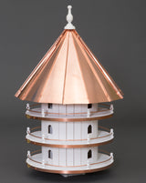 Birdhouse36" PURPLE MARTIN BIRDHOUSE - Large 12 Room 3-Story Copper Roof Bird Condobirdbird houseSaving Shepherd