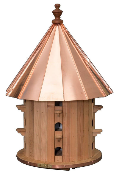 Birdhouse35" CEDAR PURPLE MARTIN BIRDHOUSE - 15 Room Copper Roof Bird Housebirdbird houseSaving Shepherd