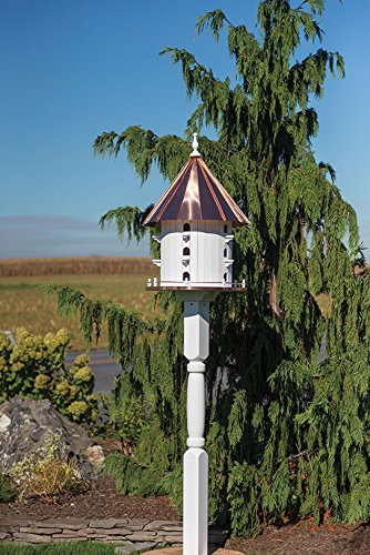 Birdhouse35" COPPER ROOF BIRDHOUSE - 15 Hole Purple Martin Bird House Condobirdbird houseSaving Shepherd