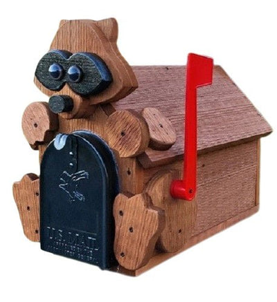 MailboxRACOON MAILBOX - Amish Handmade Wildlife Mail BoxmailboxoutdoorSaving Shepherd