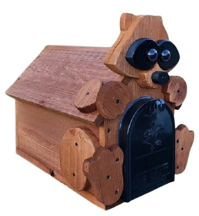 MailboxRACOON MAILBOX - Amish Handmade Wildlife Mail BoxmailboxoutdoorSaving Shepherd