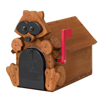 MailboxRACOON MAILBOX - Amish Handmade Wildlife Mail BoxmailboxoutdoorSaving Shepherd