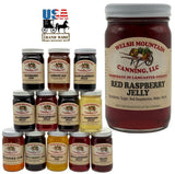 JellyRED RASPBERRY JELLY - Amish Homemade Fruit Spread USAdipfarm marketSaving Shepherd