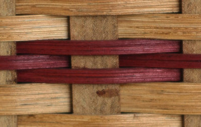 Magazine RackMAGAZINE RACK - Hand Woven Natural Reed Basket with Wood Divider HandleAmishbasketSaving Shepherd