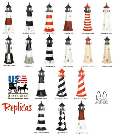 LighthouseCAPE HATTERAS LIGHTHOUSE - North Carolina Working Replica in 6 SizesCape HatteraslighthouseSaving Shepherd