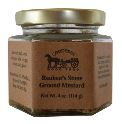 MustardREUBEN'S STONE GROUND MUSTARD - Whole Grain for Hearty Sandwiches & Charcuterie Boardsdelicacyfarm marketSaving Shepherd