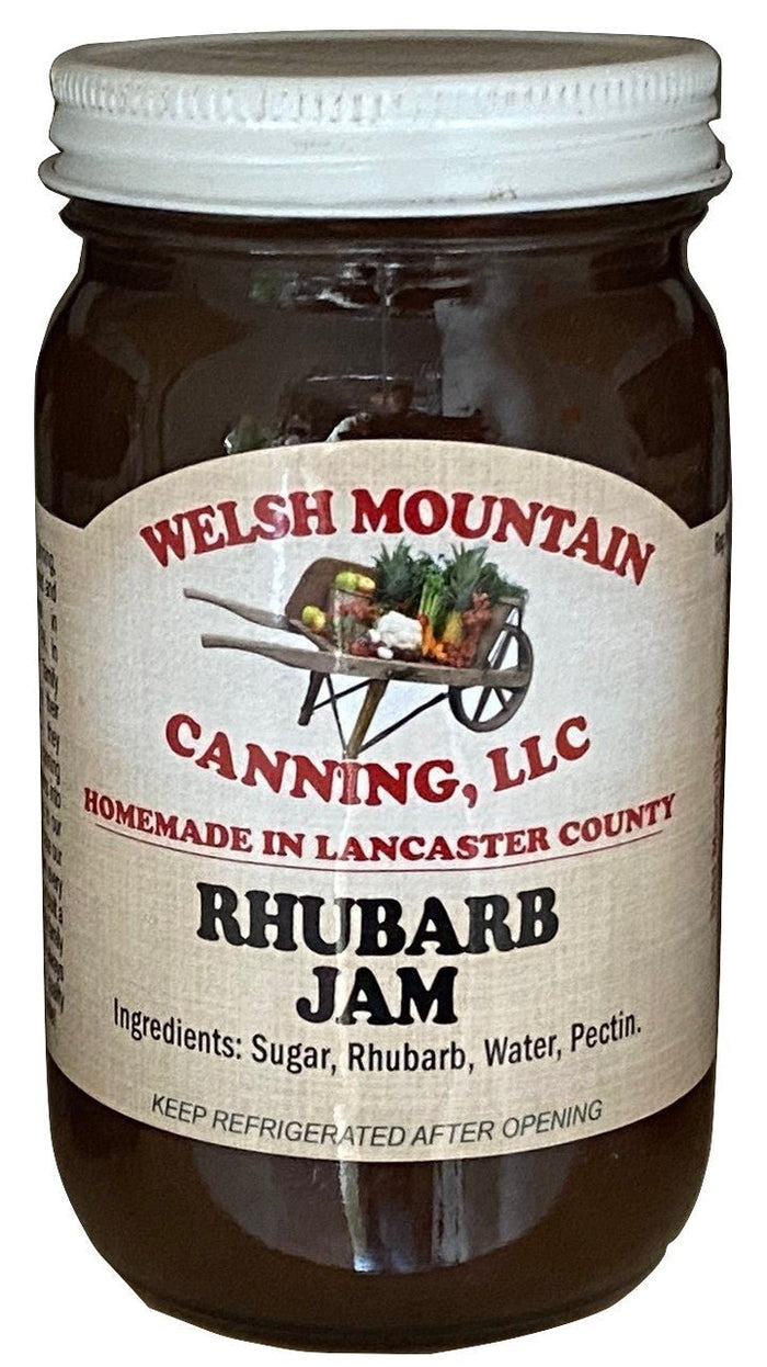 RHUBARB JAM - Amish Homemade Sweet & Tangy Spread