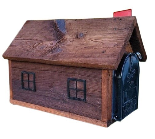 Rustic Country Mailboxes Mailbox COUNTRY CABIN MAILBOX - Amish Handmade Rustic – Saving Shepherd