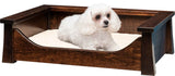 Handcrafted for PetsMODERN LUXURY WOOD PET LOUNGE - Amish Handmade Dog Furniture Bed in 3 SizesBedbed with beddingSaving Shepherd