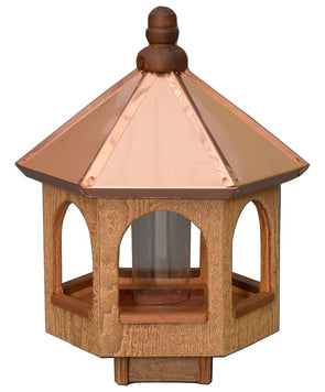 Bird Feeder20” COPPER TOP BIRD FEEDER - Natural Cedar Gazebobirdbird feederSaving Shepherd