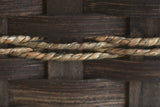 BasketAMISH HANDY HELPER - Hand Woven Natural Reed Basket with Wood Divider HandleAmishbasketSaving Shepherd