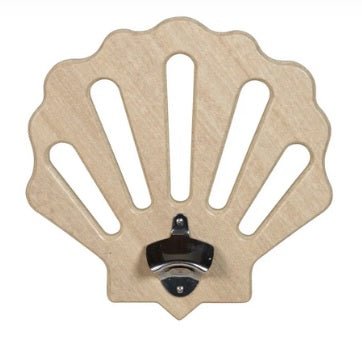 Bottle OpenersSEA SHELL BOTTLE OPENER - Large Indoor Outdoor Poly & Stainless Steelcountry accentcountry accentsSaving Shepherd